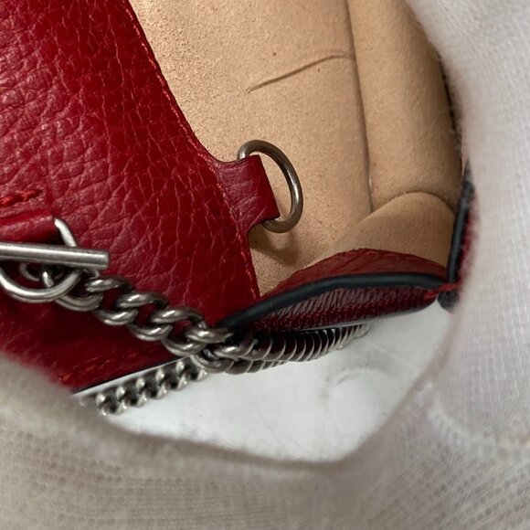 GUCCI Red Shoulder Bag - Picture 11 of 13